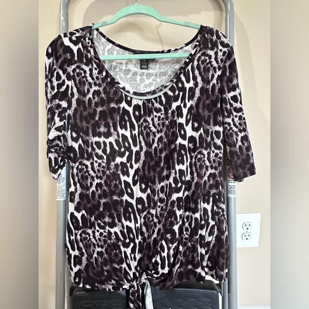 Leopard Print Women's Top